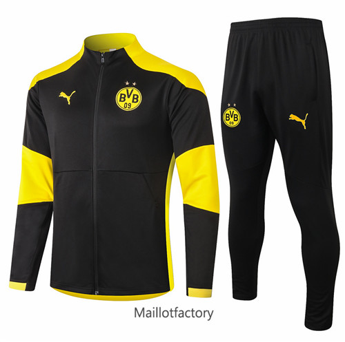 Achat Veste Survetement du foot Borussia Dortmund 2020/21 Noir