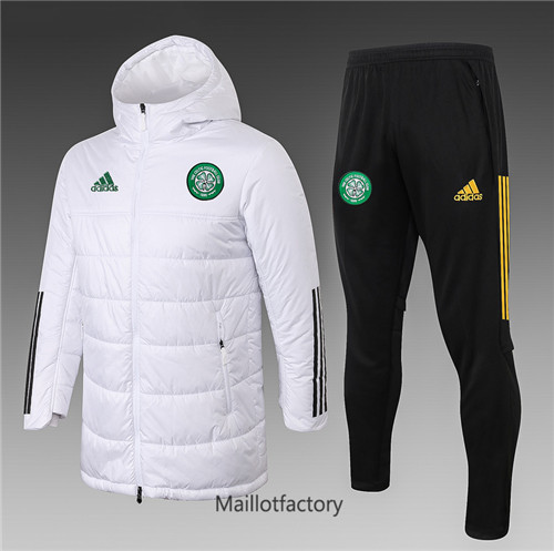 Achat Doudoune de foot Celtic 2020/21 Blanc