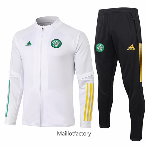 Achat Veste Survetement du foot Celtic 2020/21 Blanc