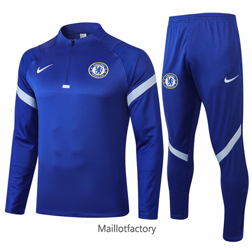 Achat Survetement du foot Chelsea 2020/21 Bleu