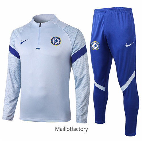 Achat Survetement du foot Chelsea 2020/21 Gris clair