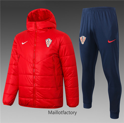 Achat Doudoune de foot Croatie 2020/21 Rouge