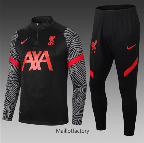 Achat Survetement Enfant de foot Liverpool 2021/22 Noir