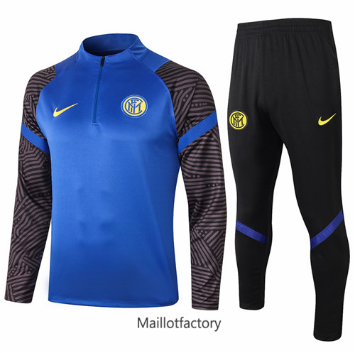 Achat Survetement du foot Inter Milan 2020/21 Bleu