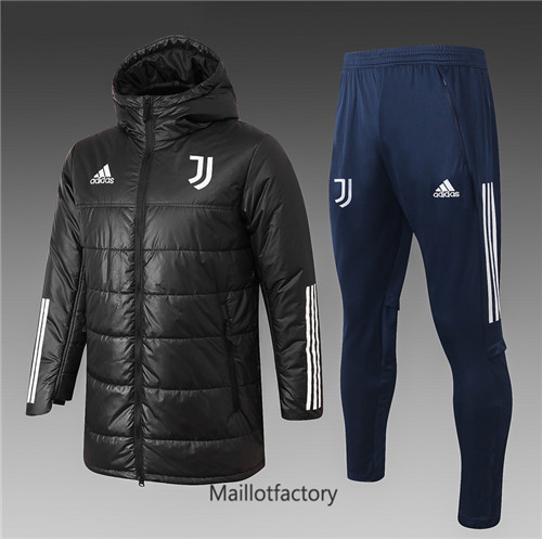 Achat Doudoune de foot Juventus 2020/21 Noir