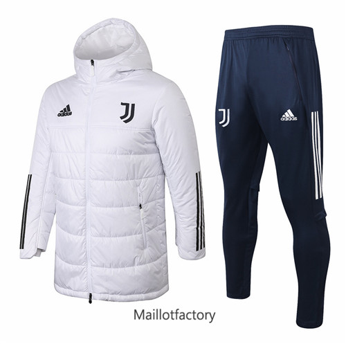 Achat Doudoune de foot Juventus 2020/21 Blanc