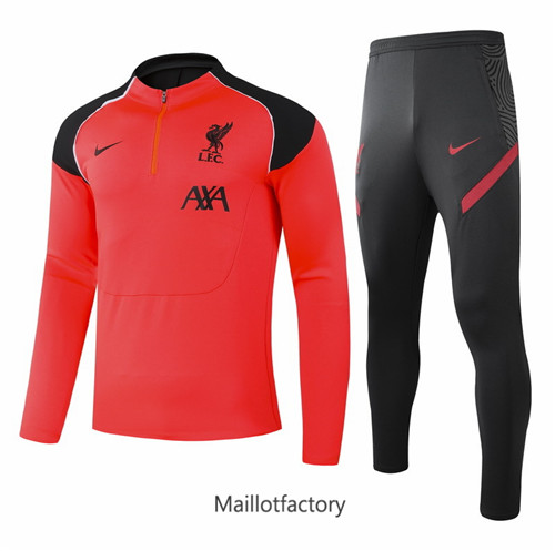 Achat Survetement du foot Liverpool 2021/22 Orange Player