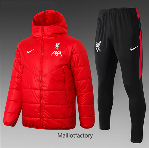 Achat Doudoune de foot Liverpool 2020/21 Rouge