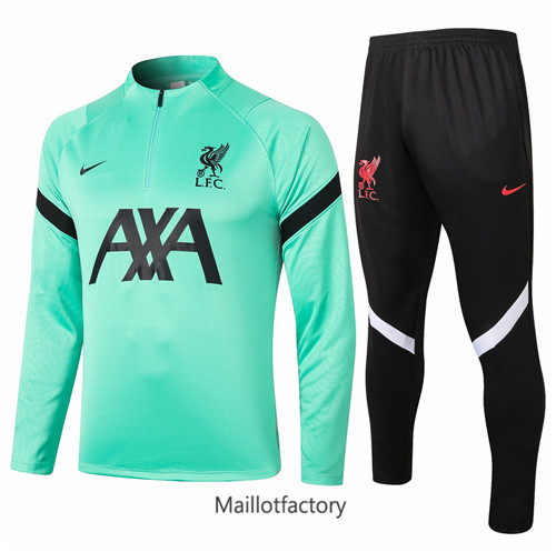 Achat Survetement du foot Liverpool 2020/21 Vert