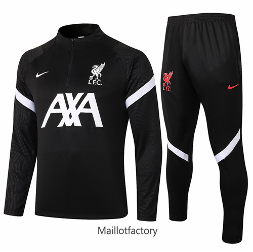 Achat Survetement du foot Liverpool 2020/21 Noir