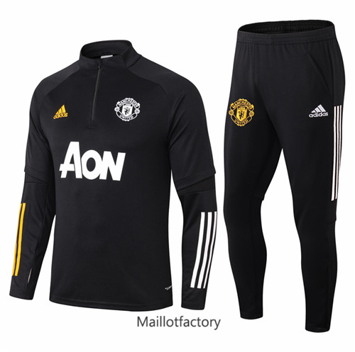 Achat Survetement du foot Manchester United 2021/22 Noir