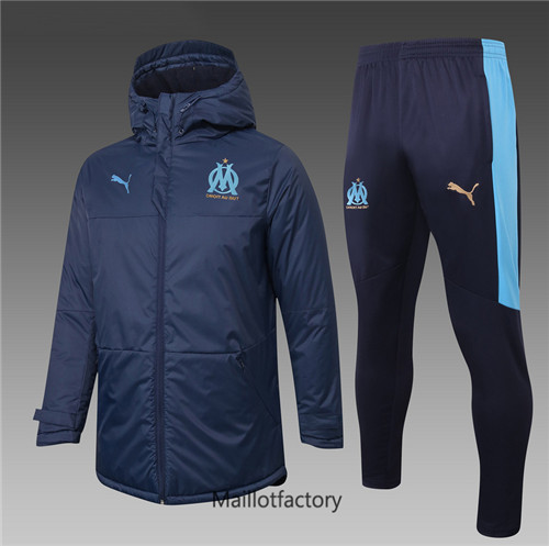 Achat Doudoune de foot Marseille 2020/21 Bleu Marine