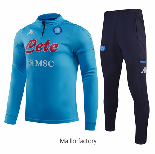 Achat Survetement du foot Naples 2021/22 Bleu