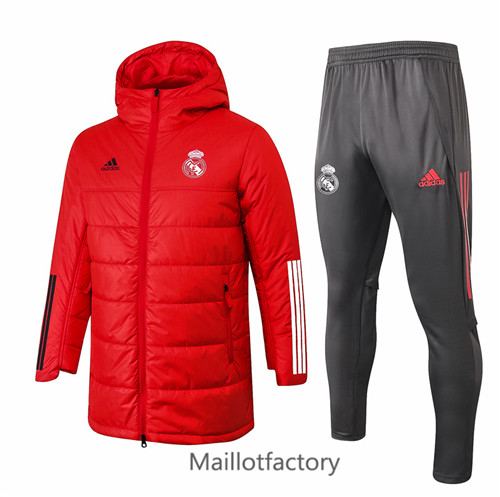 Achat Doudoune de foot Real Madrid 2020/21 Rouge