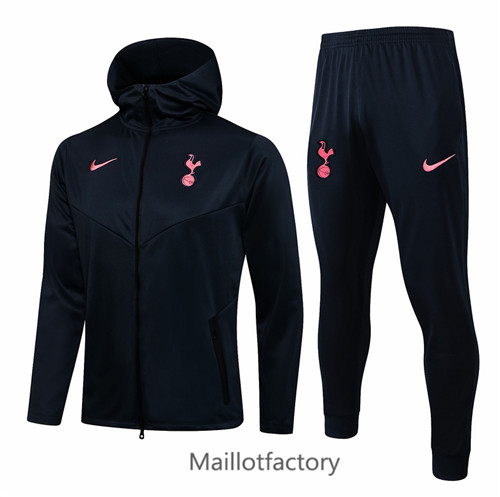 Achat Veste Survetement du foot Tottenham Hotspur 2021/22 à Capuche Bleu Marine