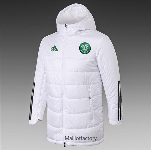 Achat Veste foot Doudoune Celtic 2020/21 Blanc