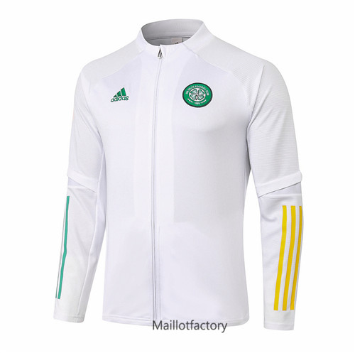 Achat Veste foot Celtic 2020/21 Blanc