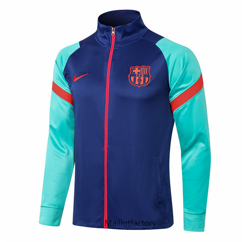 Achat Veste foot Barcelone 2021/22 Bleu/Vert