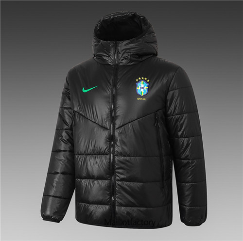 Achat Veste foot Doudoune Brésil 2020/21 Noir