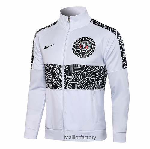 Achat Veste foot CF América 2021/22 Blanc Col Haut