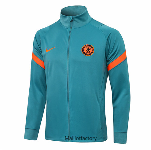 Achat Veste foot Chelsea 2021/22 Vert herbe