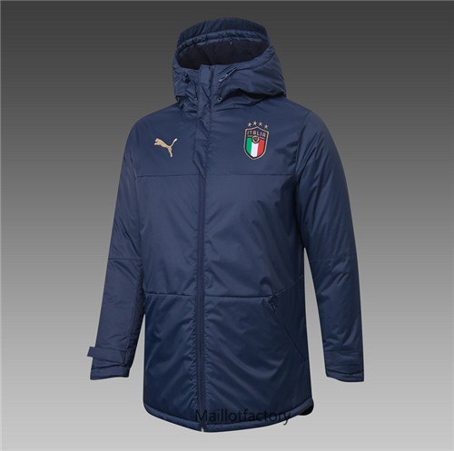 Achat Veste foot Doudoune Italie 2020/21 Bleu Marine