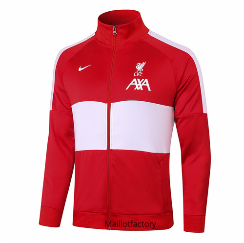 Achat Veste foot Liverpool 2020/21 Rouge/Blanc