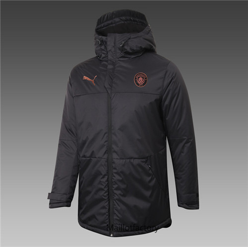 Achat Veste foot Doudoune Manchester City 2020/21 Noir