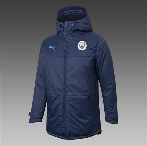 Achat Veste foot Doudoune Manchester City 2020/21 Bleu Marine