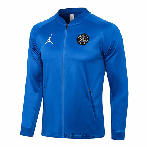 Achat Veste foot PSG Jordan 2021/22 Bleu