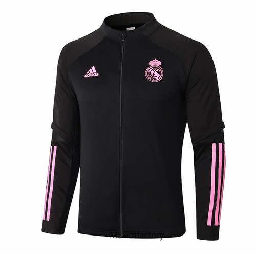 Achat Veste foot Real Madrid 2020/21 Noir/Rouge