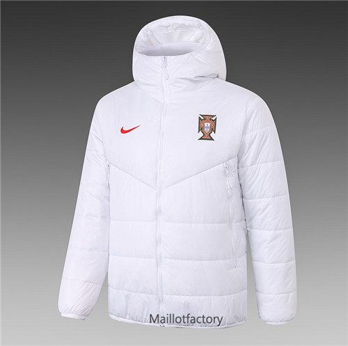 Achat Veste foot Doudoune portugal 2020/21 Blanc