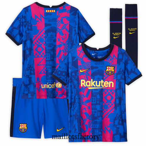 Achat Maillots du Barcelone Enfant 2021/22 Third