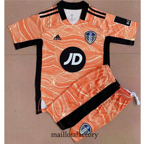 Achat Maillots du Leeds United Enfant 2021/22 Gardien de but Orange