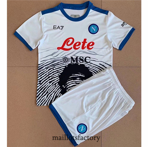 Achat Maillots du Naples Maradona Enfant 2021/22 Blanc