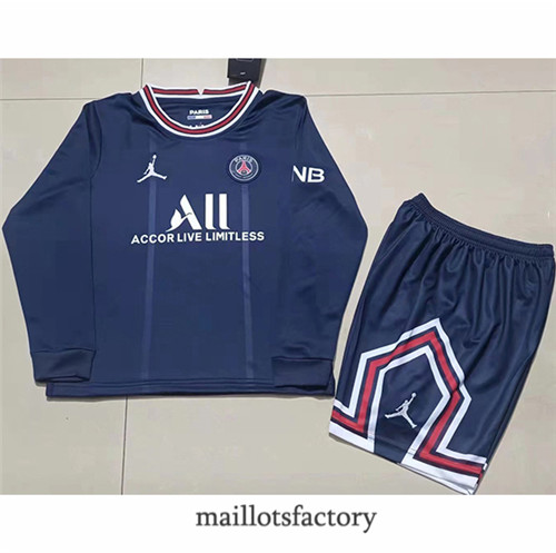 Achat Maillots du PSG Enfant 2021/22 Domicile Manche Longue