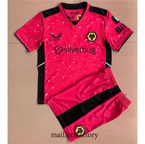 Achat Maillots du Wolverhampton Enfant 2021/22 Gardien de but Rose