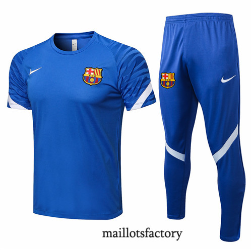 Achat Kit d'entrainement Maillot du Barcelone 2021/22 Bleu