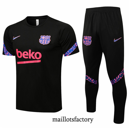 Achat Kit d'entrainement Maillot du Barcelone 2021/22 Noir