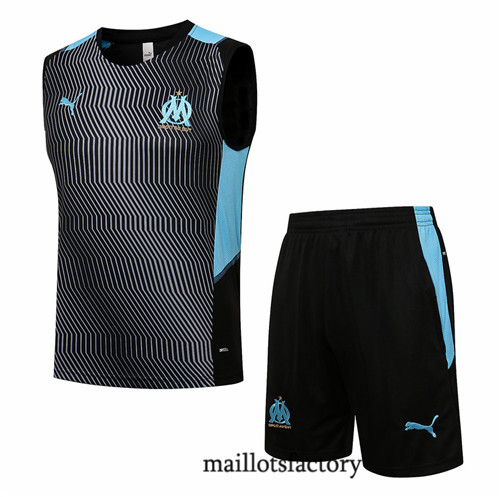 Achat Kit d'entrainement Maillot du Marseille Veste 2021/22 Gris