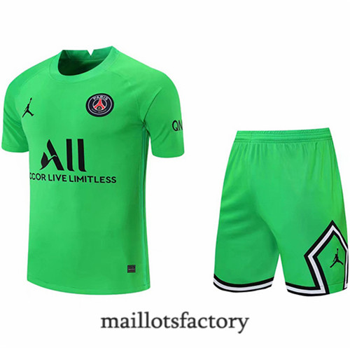 Achat Maillots du PSG 2021/22 Entrenamiento + short Vert