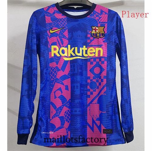 Achat Maillot du Player Barcelone 2021/22 Third Manche Longue