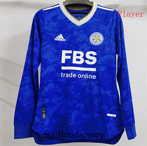 Achat Maillot du Player Leicester city 2021/22 Domicile Manche Longue