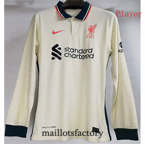 Achat Maillot du Player Liverpool 2021/22 Exterieur Manche Longue