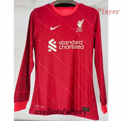 Achat Maillot du Player Liverpool 2021/22 Domicile Manche Longue