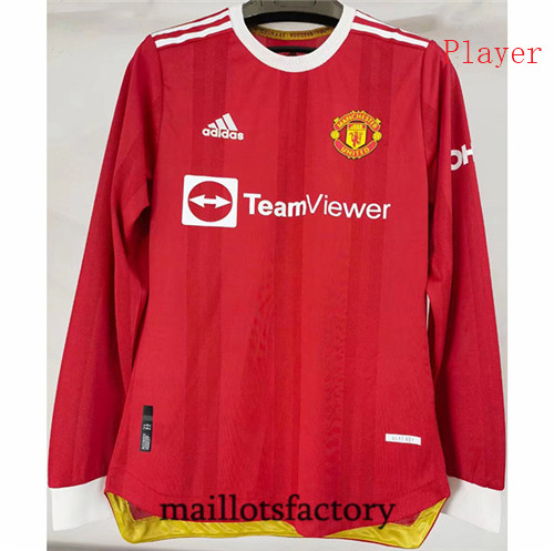 Achat Maillot du Player Manchester United 2021/22 Domicile Manche Longue