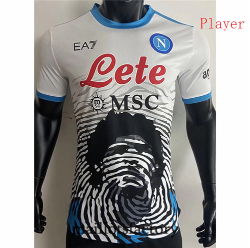 Achat Maillot du Player Naples 2021/22 maradona commemorative Blanc