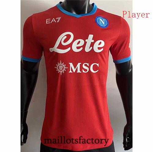 Achat Maillot du Player Naples 2021/22 Third Rouge