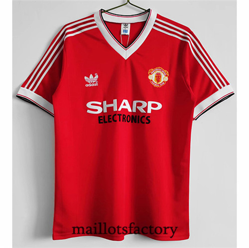 Achat Maillot du Retro Manchester United 1983 Domicile