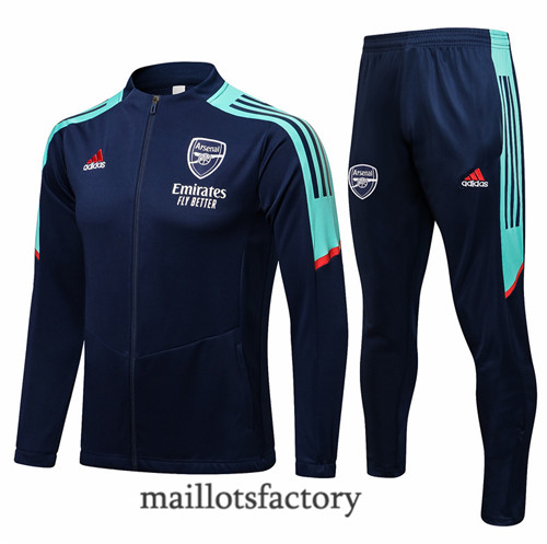 Achat Veste Survetement du Arsenal 2021/22 champions league Bleu Marine